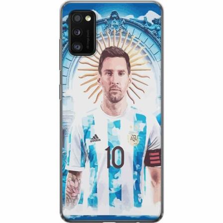 Samsung Galaxy A41 Genomskinligt Skal Messi