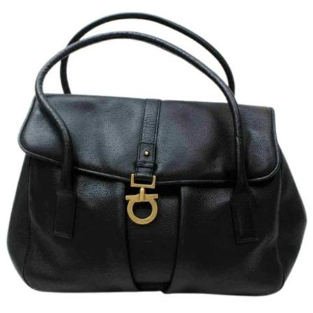 Salvatore Ferragamo Pre-owned Pre-owned Leather handTass , Zwart , Dames , Maat: ONE Size Vintage Tassen