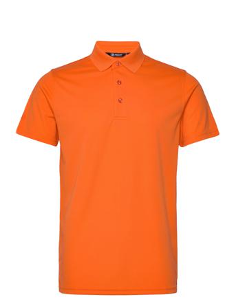 Mens Cray Drycool Polo Polos Short-sleeved Oransje Abacus