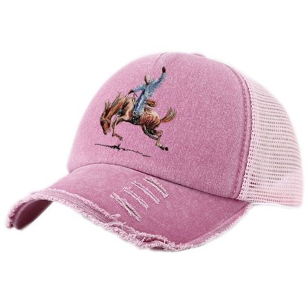 Tummanpunainen baseball-lippis / lippalakki