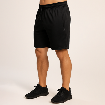 Star Wear Star Mesh Shorts Sort