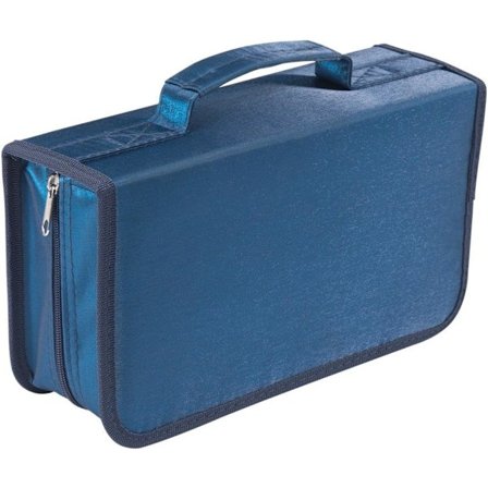 CD/DVD-kotelopidike, 128 kapasiteetin CD VCD -mediakukkaro, säilytys, pidike, esite, järjestäjä - sininen