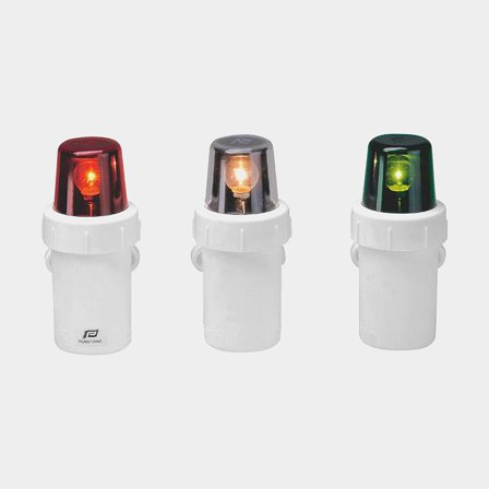 Batterilanternor Plastimo sats med 3 stycken (SB, BB, akter)