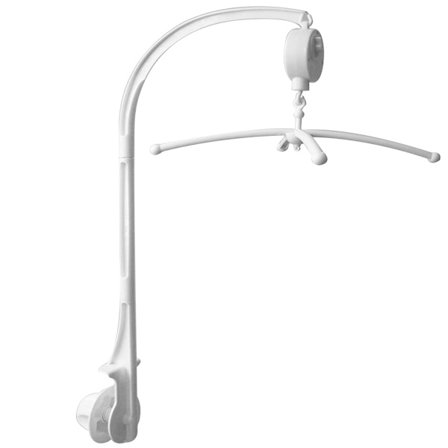 Baby Sengestativ Bevegelig Sengestativ Klokkestaff med Musikkboks Justerbar Holder Krybbe Bevegelig Arm DIY Leke Hengende Arm Stativ