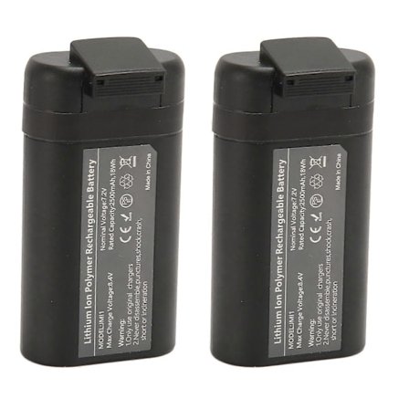 2 stk. For DJI for Mavic Mini Intelligent Flight Battery 2500mAh Sanntidsovervåking 30 Minutters Flytid Erstatningsbatteri