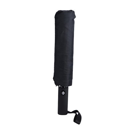 Mini kannettava täysautomaattinen sateenvarjo taitettava UV-suoja aurinkovarjo musta