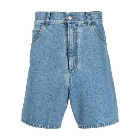 Balmain, Shorts Niebieski, Mężczyzna, Rozmiar: W32