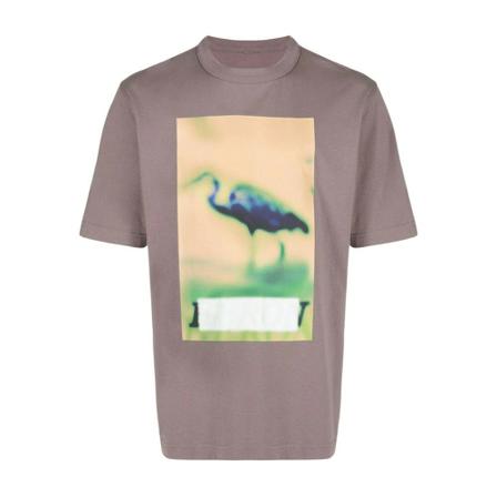 Heron Preston, Censored T-shirt Szary, Mężczyzna, Rozmiar: L