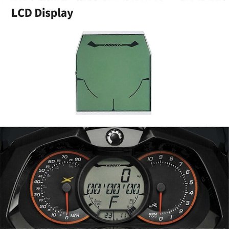 LCD Grön Mätare Instrumentkluster för Sea-Doo Rxt-X 260 300 278002716