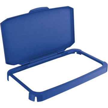 Hengslet Lokk Durabin 60L Blå