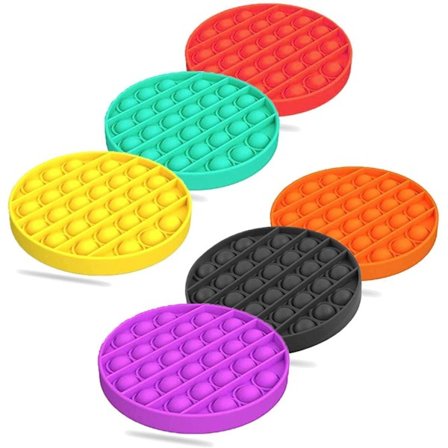 Pop it Fidget Toy Bubble Sensory Fidget Toy Leksak - CE Lila