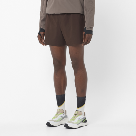 Salomon - Shorts Bekleidung Shkout Easy Shorts 5” M - Coffee Bean