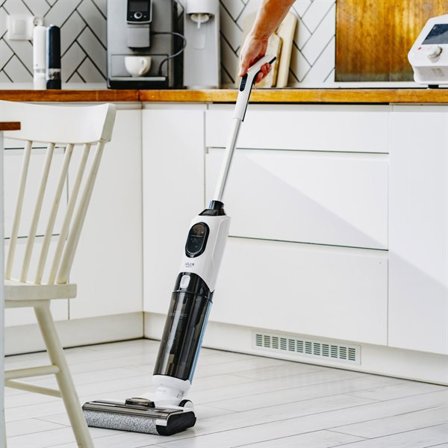 2-i-1 skaftdammsugare med våtrengöring och HEPA-filter – 120 W, 13 000 Pa, 485 ml vattentank