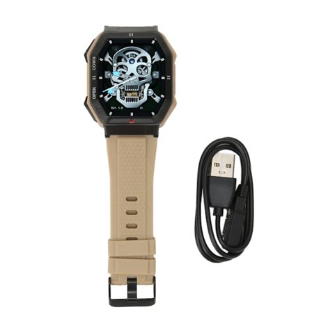 Robust smartwatch med Bluetooth-opkald, brugerdefineret urskive og højttaler til iOS og Android