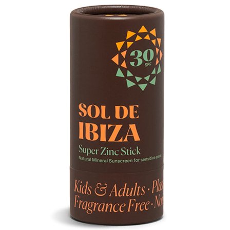 Sol De Ibiza Super Zinc Stift SPF 30 45 g, Skincare, Solpleje, Solcreme