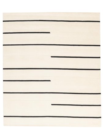 Handloom Handloom Pattern Rug 250X300 Wool Beige/Black Large