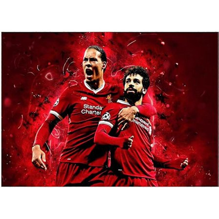 Mohamed Salah Virgil Van Dyke 300/500/1000 Träpussel för vuxna och barn Pussel Montering av leksaker för familjedekoration Tl10[D]