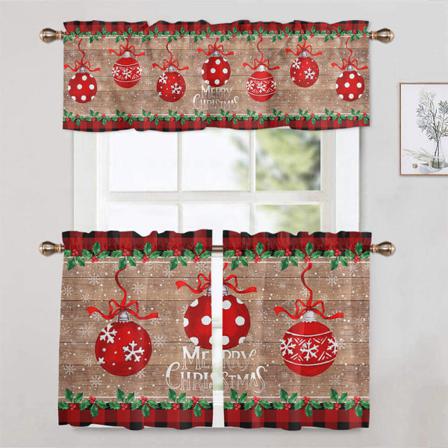 1/2 St Printed Pläd Stång Pocket Dekorativ Xmas Kort Panel