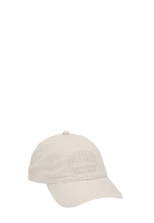 GANNI Cap Hat Patch Mössor & hattar Dam Beige ONESIZE