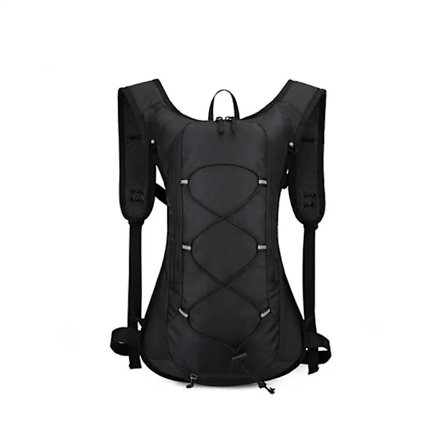 Løpevest Bag Sammenleggbar Pustende Ridesekk Blære Ryggsekk Utendørs Sport Fjellklatring Sykkel Blå