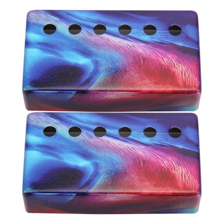 2 stk. Pickup Cover 6 Huller Kobber Beskyttende Skal Guitar Vedligeholdelse Dekor Tilbehør