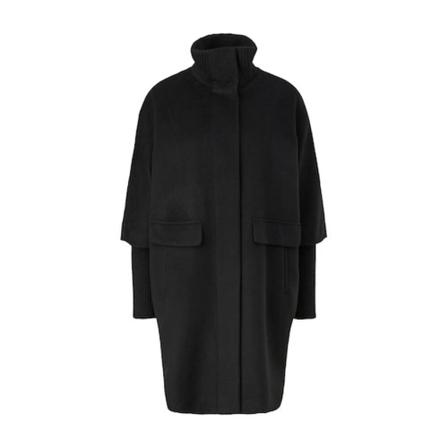 Comma, Coat Zwart, Dames, Maat:XL
