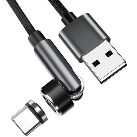 Magnetisk USB-C Laddningskabel 3A Snabbladdning 2 m