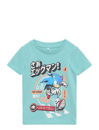 Nmmaqua Sonic Ss Top Vde T-shirts Short-sleeved Blå Name It*Betinget Tilbud