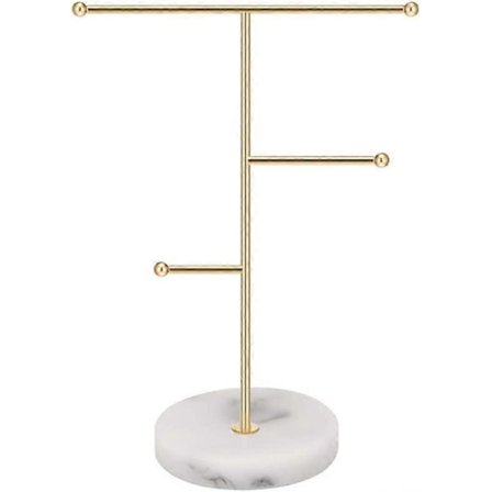 Smyckesorganisatör, Metall T-Bar Halsband Displayställ