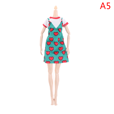 6 Artiklar/ Lot Kläder För Game Wear Outfit Toppar Byxor 30cm Mini