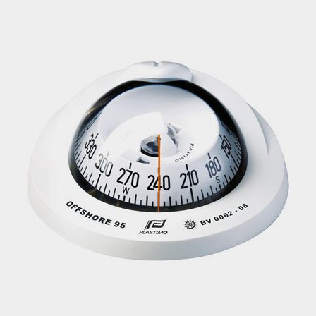 Kompass Plastimo Offshore 95 flush vit vit konisk ros