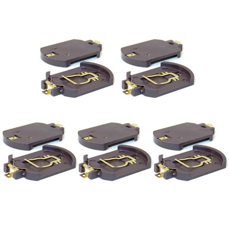 10 stk Batteriholder Opbevaring til Etui CR2016 Batteriholder Plastik 3V Knapcelle Batteriholder til Etui Kasse