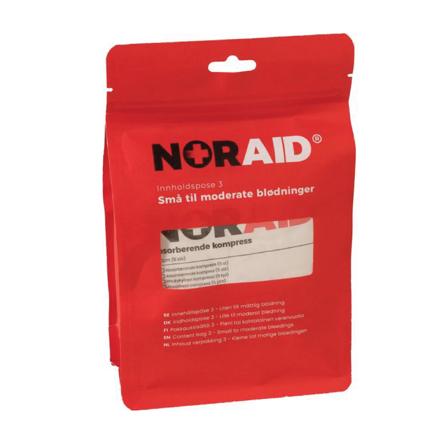 Noraid Innholdspose 3 små til moderate blødninger, 1 stk.