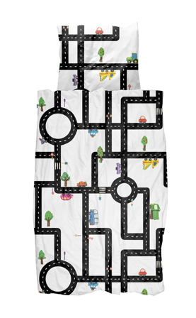 SNURK Sengesett Trafikk 140x200cm