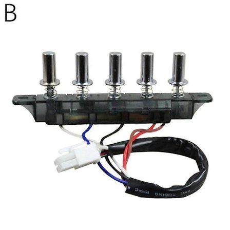 Kjøkkenvifte Bryter 5 Knapper Kjøkken Reservedeler Universalbryter B