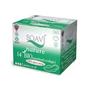 Soavi Assorbenti Bio Con Ali Giorno 14 Pezzi