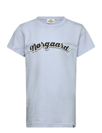Mads Nørgaard Single Organic Tuvina Tee Blå