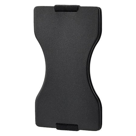 Enkel och tunn korthållare - RFID-blockerande främre ficka kreditkortshållare svart