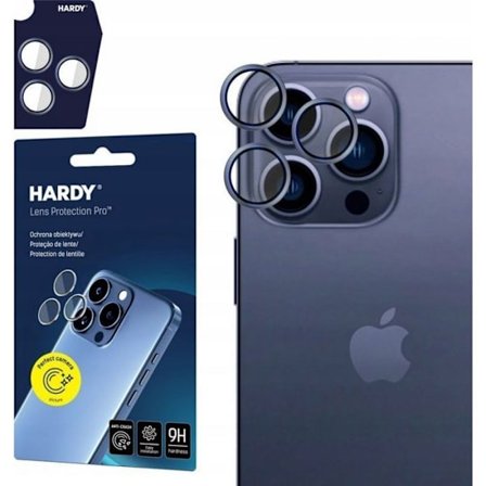 Skyddande film för telefon - skyddsglas för telefon 3mk Protection d'objectif HARDY Pro för Apple iPhone 15 Pro