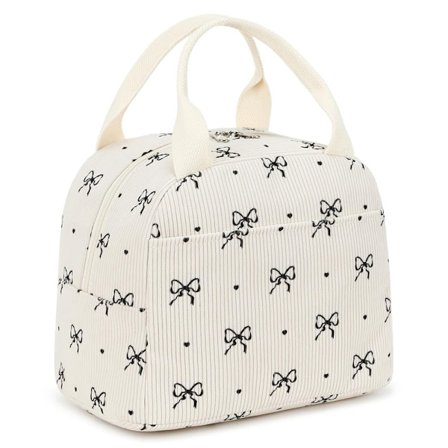 Sød madkasse til piger – Corduroy isoleret madkasse til skole & pendling_TF_TF