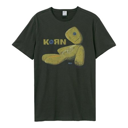 Amplified Unisex Adult Issues Korn T-Shirt XS Charcoal