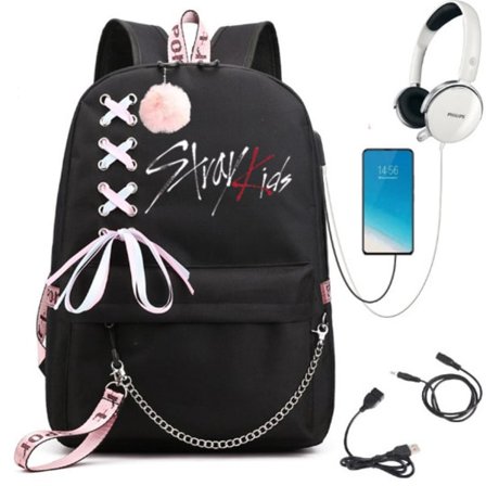 Stray Kids kombination, samme rygsæk, rygsæk, koreansk version studerende