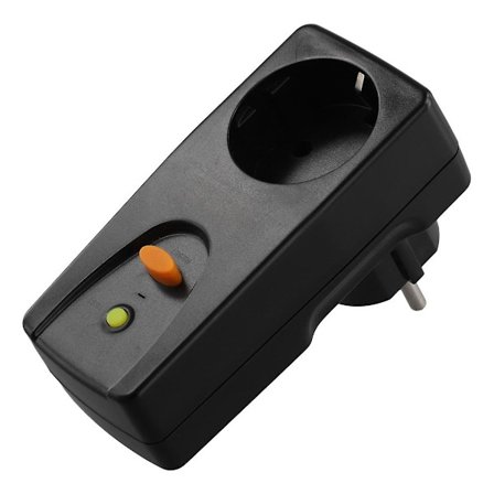 16A Gfci Lækagesikringsstik til Hjemmets Kredsløbsafbryder Udskæringskontakt Sikkerhed Personlig Beskyttelsesstik Sort, EU-stik