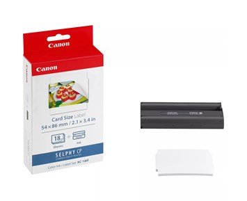 Canon KC-18IF - Färgkassett & klisterlappar för Selphy fotoskrivare