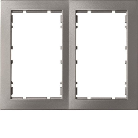 Hager 6510121404 Yhdistelmäkehys Termoplastinen IP20 155 mm leveä, 151.5 mm korkea, Kytkimet & pistorasiat