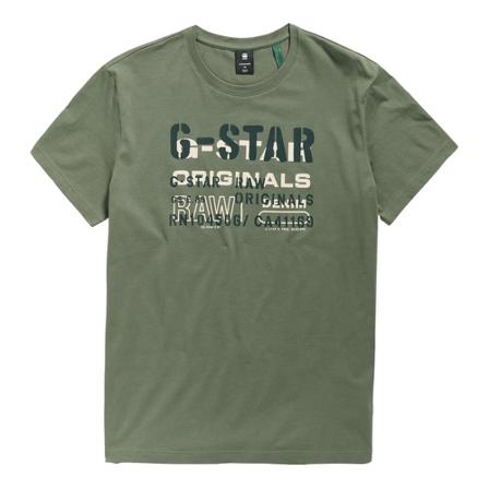 G-star T-Shirts , Groen , Heren , Maat: L