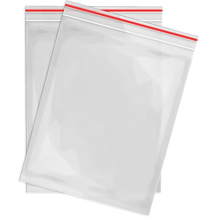 Klare Plastposer 80x120mm - Pakke med 100 Zip Lock-poser - Pålitelig Liten Polyetylenpose for Organisering