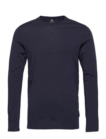 Dovre Wool Long Sleeved T-Shir Base Layer Tops Blå Dovre