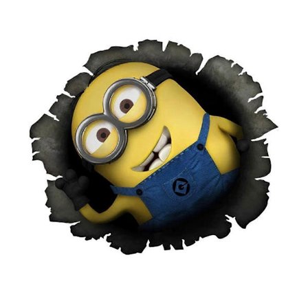 2025 Nye Minions Tegneserie Tema 3D Veggdekor, Vindus- og Veggbakgrunnsdekorasjonsklistremerker for SoveromStueArbeidsrom (LGL)