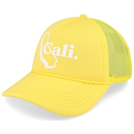 American Needle - Gul trucker Keps - California Foamy Valin Banana Yellow Trucker @ Hatstore